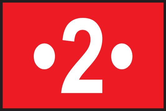 Wegzeichen/Zahlen mit Punkten/0050_white_dot2dot_bgred.png